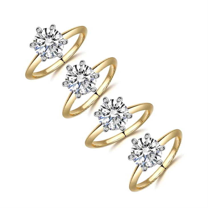 2 Carat Lab Grown Diamond Engagement Ring